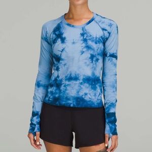 Lululemon Swiftly Tech Long Sleeve Shirt 2.0 Race Length, Marble Dye